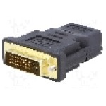 Cablu {{Tip cablu de conectare}}, DVI-D (24+1) mufa, HDMI soclu, {{Lungime cablu}}, {{Culoare izolaţie}}, AKYGA - AK-AD-41