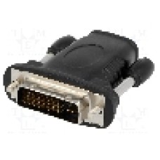 Cablu {{Tip cablu de conectare}}, DVI-D (24+1) mufa, HDMI soclu, {{Lungime cablu}}, {{Culoare izolaţie}}, Goobay - 68482