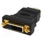 Cablu {{Tip cablu de conectare}}, DVI-D (24+1) soclu, HDMI mufa, {{Lungime cablu}}, {{Culoare izolaţie}}, LOGILINK - AH0002