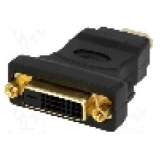 Cablu {{Tip cablu de conectare}}, DVI-D (24+1) soclu, HDMI mufa, {{Lungime cablu}}, {{Culoare izolaţie}}, LOGILINK - AH0002