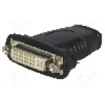 Cablu {{Tip cablu de conectare}}, DVI-D (24+1) soclu, HDMI soclu, {{Lungime cablu}}, {{Culoare izolaţie}}, Goobay - 60752