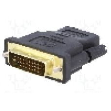 Cablu {{Tip cablu de conectare}}, DVI-I (24+5) mufa, HDMI soclu, {{Lungime cablu}}, {{Culoare izolaţie}}, AKYGA - AK-AD-03