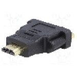 Cablu {{Tip cablu de conectare}}, DVI-I (24+5) soclu, HDMI mufa, {{Lungime cablu}}, {{Culoare izolaţie}}, AKYGA - AK-AD-02