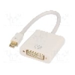 Cablu {{Tip cablu de conectare}}, DVI-I (24+5) soclu, mini DisplayPort mufa, 0.15m, {{Culoare izolaţie}}, ASSMANN - AK-340406-001-W