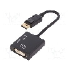 Cablu {{Tip cablu de conectare}}, DisplayPort mufa, DVI-I (24+5) soclu, 200mm, {{Culoare izolaţie}}, EDNET - 84516