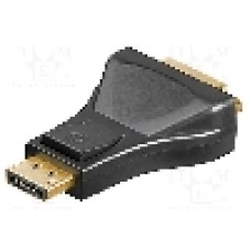 Cablu {{Tip cablu de conectare}}, DisplayPort mufa, DVI-I (24+5) soclu, {{Lungime cablu}}, {{Culoare izolaţie}}, Goobay - 51720