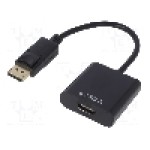 Cablu {{Tip cablu de conectare}}, DisplayPort mufa, HDMI soclu, 0.15m, {{Culoare izolaţie}}, AKYGA - AK-AD-11