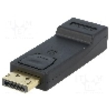 Cablu {{Tip cablu de conectare}}, DisplayPort mufa, HDMI soclu, {{Lungime cablu}}, {{Culoare izolaţie}}, Goobay - 51719