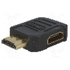 Cablu {{Tip cablu de conectare}}, HDMI mufa, HDMI soclu 270°, {{Lungime cablu}}, {{Culoare izolaţie}}, Goobay - 51725