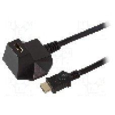 Cablu {{Tip cablu de conectare}}, HDMI mufa, HDMI soclu, {{Lungime cablu}}, negru, LOGILINK - CH0041