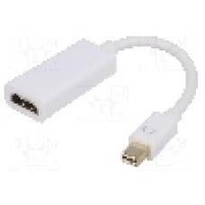 Cablu {{Tip cablu de conectare}}, HDMI soclu, mini DisplayPort mufa, 0.15m, {{Culoare izolaţie}}, AKYGA - AK-AD-38