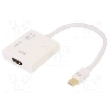 Cablu {{Tip cablu de conectare}}, HDMI soclu, mini DisplayPort mufa, 200mm, {{Culoare izolaţie}}, EDNET - 84519