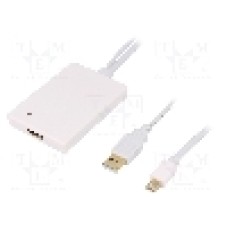 Cablu {{Tip cablu de conectare}}, HDMI soclu, mini DisplayPort mufa, USB A mufa, {{Lungime cablu}}, {{Culoare izolaţie}}, LOGILINK - CV0041