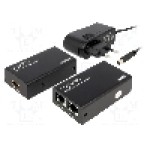 Cablu {{Tip cablu de conectare}}, din ambele parţi, HDMI soclu, RJ45 soclu, {{Lungime cablu}}, {{Culoare izolaţie}}, LOGILINK - HD0102
