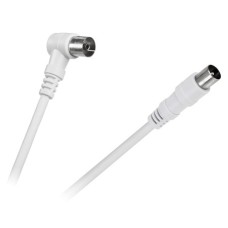 CABLU RF VIDEO ALB MUFA DREAPTA- 90GR 2.5M - KPO2740F-2.5
