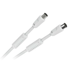 CABLU TV VIDEO CU FILTRE FERITA ALB 1.5M - KPO3970-1.5