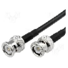 Cablu adaptor BNC mufa, din ambele parţi, 2m, 50Ω, AMPHENOL - AFN83