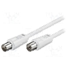 Cablu adaptor coaxiala 9,5mm mufa, coaxiala 9,5mm priza, 15m, 75Ω, Goobay - 11515