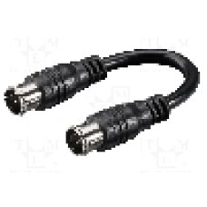 Cablu adaptor din ambele parţi, F mufa 