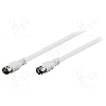 Cablu adaptor din ambele parţi, F mufa 