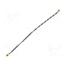 Cablu adaptor din ambele parţi, IPEX female angled, 100mm, {{Impedanţa de unda}}, JC Antenna - 