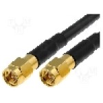 Cablu adaptor din ambele parţi, SMA mufa, 1m, 50Ω, AMPHENOL - AFN88