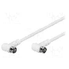 Cablu adaptor din ambele parţi, mufa in unghi F 