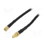 Cablu adaptor reverse, SMA mufa, SMA soclu, 10m, 50Ω, Goobay - 51679