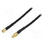 Cablu adaptor reverse, SMA mufa, SMA soclu, 3m, 50Ω, Goobay - 51677