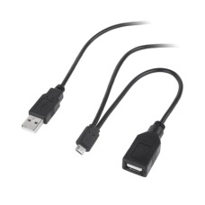 CABLU MICRO USB - USB TATA + USB MAMA - KOM0517