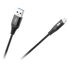 CABLU USB - LIGHTNING 100 CM REBEL - RB-6002-100-B