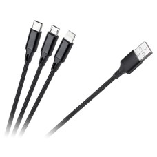 Cablu USB 3 in 1, 1m, RB-6005-100-B, L100679 Cablu USB 3 in 1, 1m, RB-6005-100-B, L100679