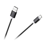 Cablu USB tata la USB tata type C, negru, 2m, M-Life, L100655 Cablu USB tata la USB tata type C, negru, 2m, M-Life, L100655