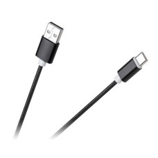 Cablu USB tata la USB tata type C, negru, 2m, M-Life, L100655
