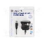 Cablu D-Sub 25pin LPT soclu, USB A mufa, USB 1.1, lungime 1.8m, {{Culoare izolaţie}}, LOGILINK - UA0054A
