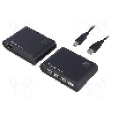 Cablu DC soclu, RJ45 soclu x2, USB A soclu x4, USB B soclu, USB 1.1, USB 2.0, lungime {{Lungime cablu}}, negru, LOGILINK - UA0230