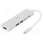 Cablu HDMI soclu, microSD, USB A soclu x2, USB C mufa, USB C soclu, USB 3.0, lungime {{Lungime cablu}}, {{Culoare izolaţie}}, Goobay - 45835