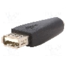 Cablu Jack 3,5mm 3pin soclu, USB A soclu, USB 2.0, lungime {{Lungime cablu}}, {{Culoare izolaţie}}, Goobay - 93982