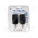 Cablu RJ45 soclu x2, USB A mufa, USB A soclu, USB 1.1, USB 2.0, lungime 0.3m, {{Culoare izolaţie}}, LOGILINK - UA0021D