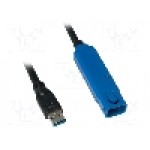 Cablu USB A mufa, USB A soclu, USB 1.1, USB 2.0, USB 3.0, lungime 10m, {{Culoare izolaţie}}, LOGILINK - UA0177