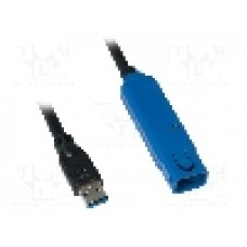 Cablu USB A mufa, USB A soclu, USB 1.1, USB 2.0, USB 3.0, lungime 10m, {{Culoare izolaţie}}, LOGILINK - UA0177