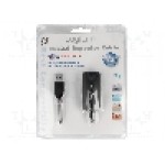 Cablu USB A mufa, USB A soclu, USB 1.1, USB 2.0, USB 3.0, lungime 5m, {{Culoare izolaţie}}, LOGILINK - UA0127