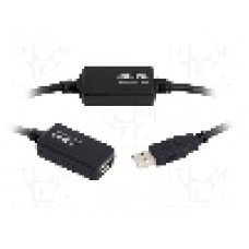 Cablu USB A mufa, USB A soclu, USB 1.1, USB 2.0, lungime 25m, {{Culoare izolaţie}}, LOGILINK - UA0147