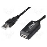 Cablu USB A mufa, USB A soclu, USB 2.0, lungime 20m, {{Culoare izolaţie}}, DIGITUS - DA-73102 Cablu USB A mufa, USB A soclu, USB 2.0, lungime 20m, {{Culoare izolaţie}}, DIGITUS - DA-73102