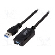 Cablu USB A mufa, USB A soclu, cu amplificator, USB 3.0, lungime 5m, {{Culoare izolaţie}}, DIGITUS - DA-73104 Cablu USB A mufa, USB A soclu, cu amplificator, USB 3.0, lungime 5m, {{Culoare izolaţie}}, DIGITUS - DA-73104