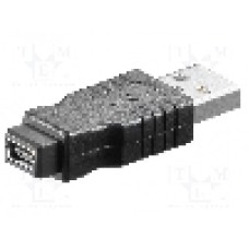 Cablu USB A mufa, USB B mini soclu, USB 2.0, lungime {{Lungime cablu}}, {{Culoare izolaţie}}, Goobay - 50969