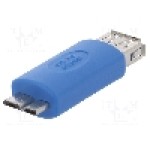 Cablu USB A soclu, USB B micro mufa, USB 3.0, lungime {{Lungime cablu}}, {{Culoare izolaţie}}, AKYGA - AK-AD-25