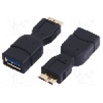 Cablu USB A soclu, USB B micro mufa, USB 3.0, lungime {{Lungime cablu}}, {{Culoare izolaţie}}, LOGILINK - AU0021