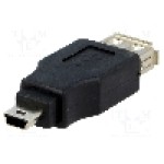 Cablu USB A soclu, USB B mini mufa, USB 2.0, lungime {{Lungime cablu}}, {{Culoare izolaţie}}, Goobay - 50970