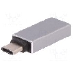 Cablu USB A soclu, USB C mufa, USB 3.0, lungime {{Lungime cablu}}, {{Culoare izolaţie}}, QOLTEC - 50479